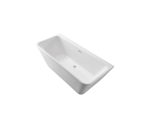 Ванна акриловая Aquatek ЭЛЕГИЯ AQ-113775WT 170х75 пристенная овальная с ножками - фото 3